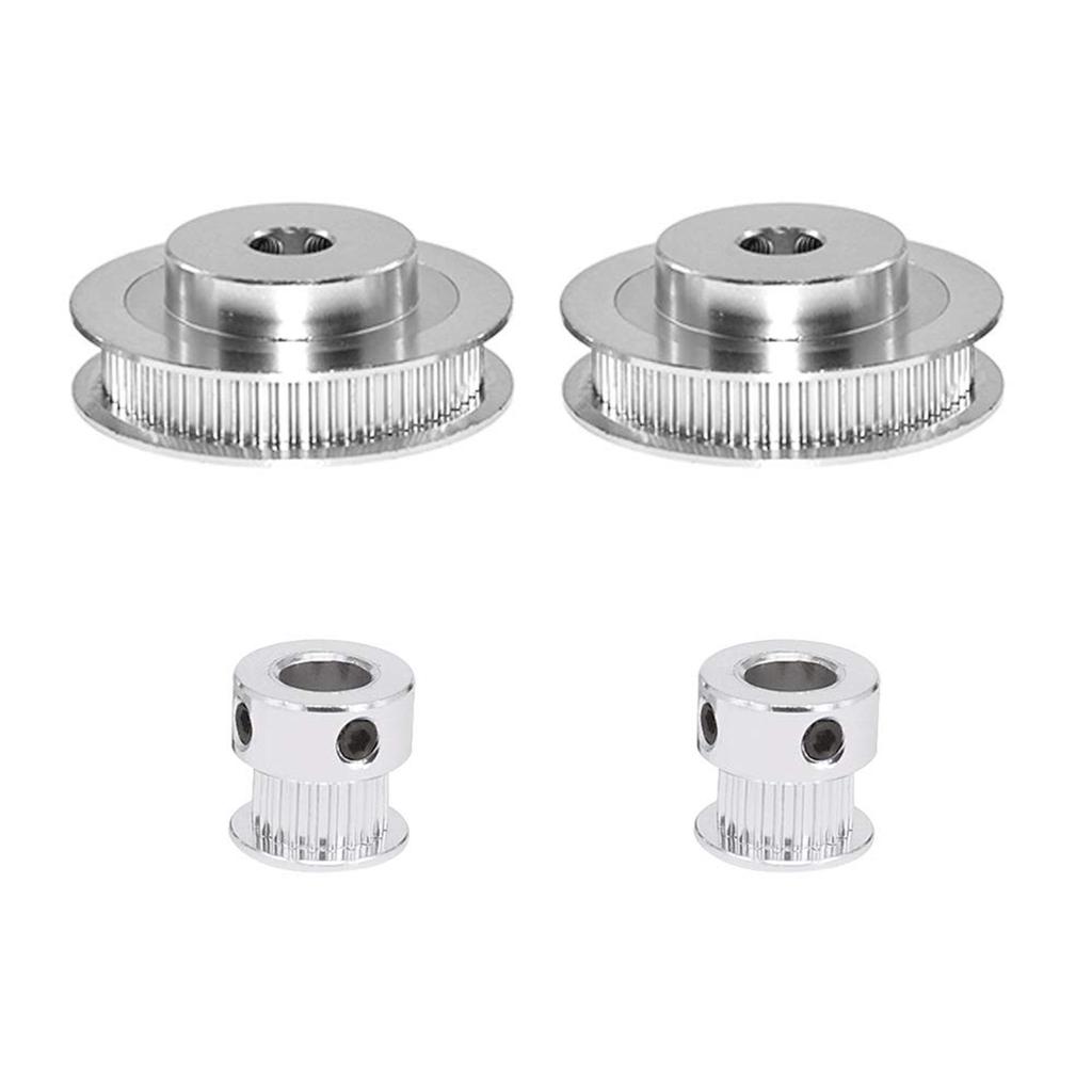 GT2 Synchronous Wheel Synchronous Belt Pulley Timing Belt With 20 Teeth And 60 Teeth Closed Loop For Drilling Machine