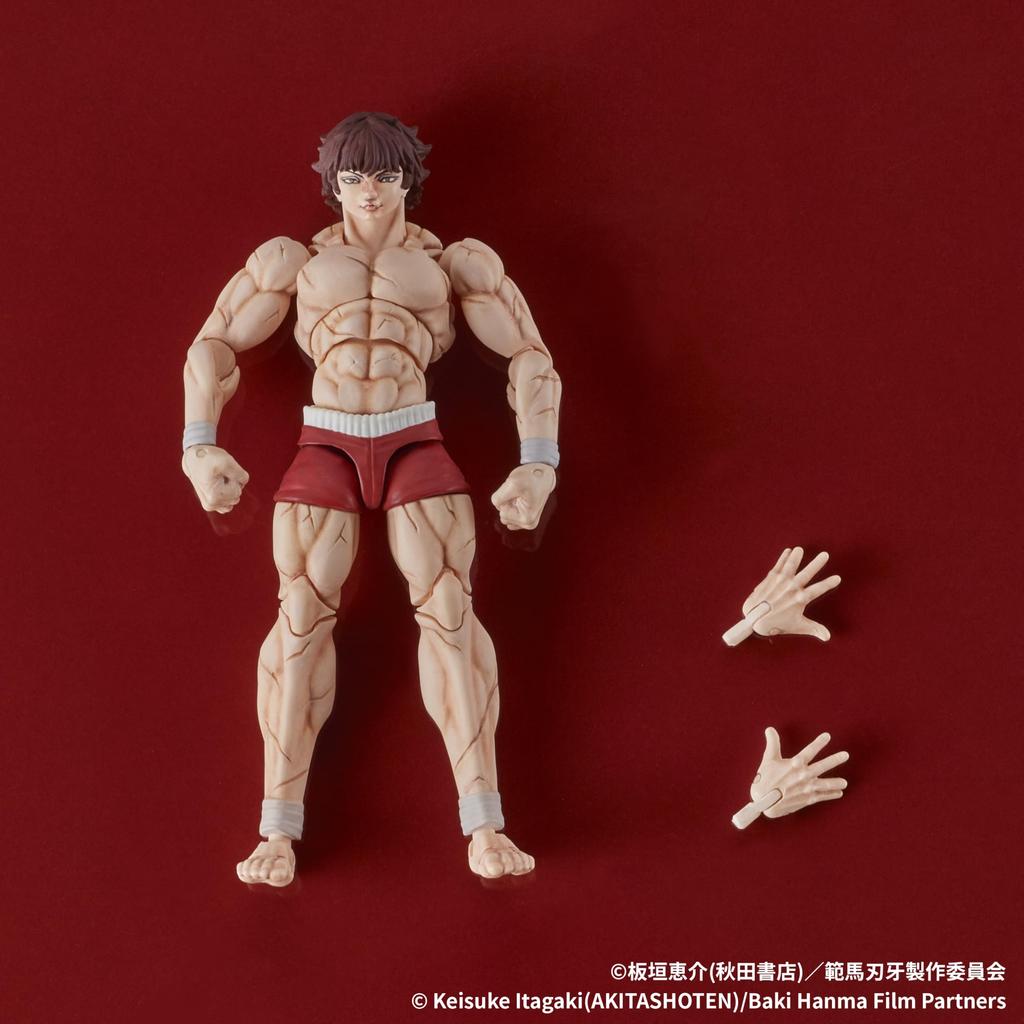 DIG DIGACTION Baki the Grappler примерно 70 мм готовый (КОПАТЬ) Фигурка "Baki Grappler", высокая, без масштаба, ПВХ, окрашенная, товар.