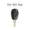 Для Renault Trafic Clio Kangoo Master Modus Twingo Dacia Sandero Duster 2 кнопки TPU автомобильный пульт дистанционного управления брелок чехол