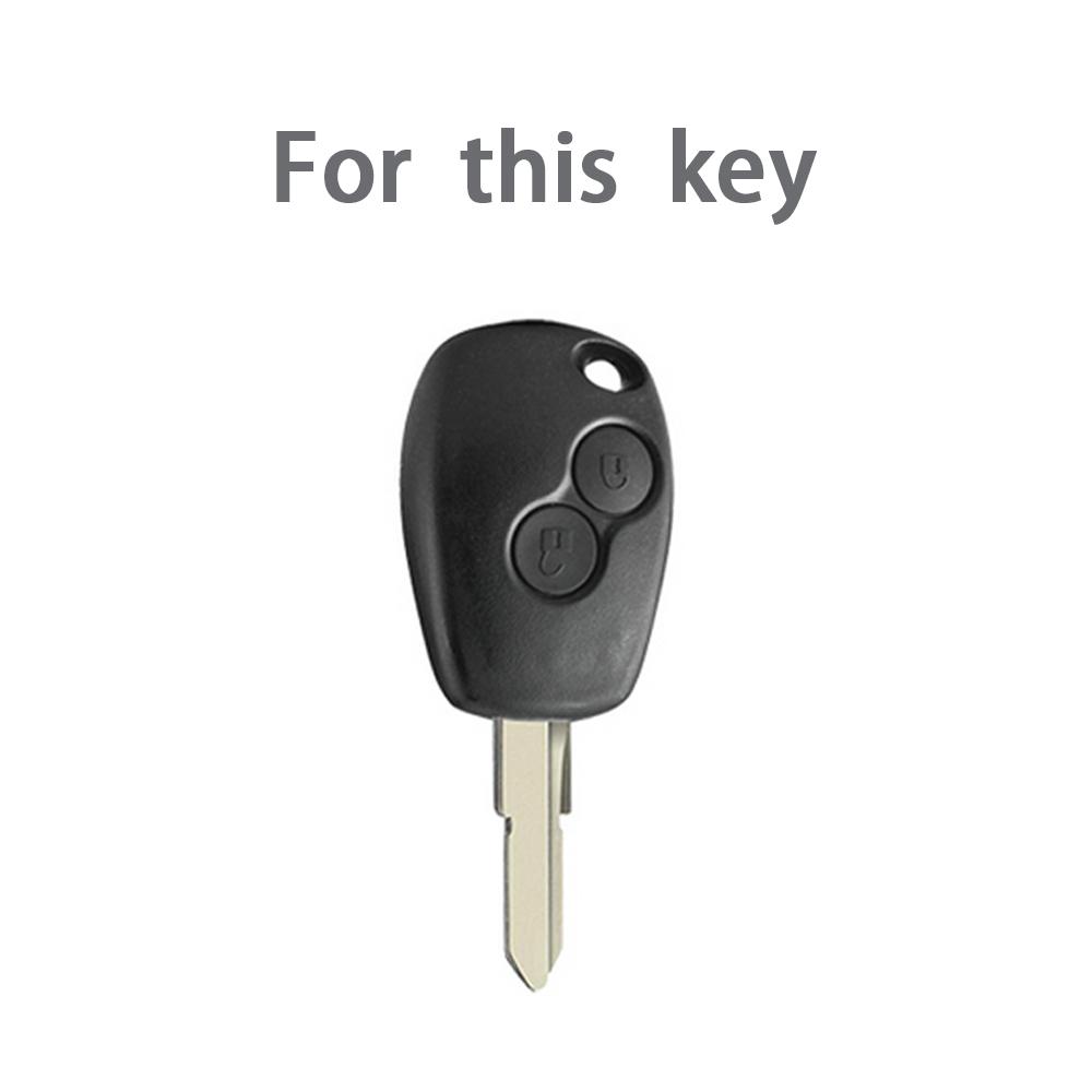 Для Renault Trafic Clio Kangoo Master Modus Twingo Dacia Sandero Duster 2 кнопки TPU автомобильный пульт дистанционного управления брелок чехол