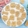 8Pcs Set Cartoon Halloween Biscuit Mould Halloween Cookie Cutting Mold Fondant Cookie Cutters Party Cake Decoration Baking Tools