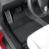 Экологичные напольные коврики из ТПЭ для Tesla Model 3 2023, Литые, в стиле педалей