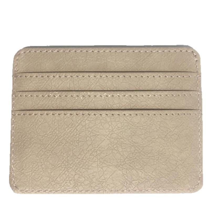 Japan & Korea Premium Top Layer Leather Card Holder with Free Design - Men's Genuine Leather ID & PU Leather Name Sleeve