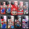 Красный Зеленый Марио-Супер Приключение Чехол для Игрового Телефона для iPhone Samsung Galaxy Redmi Note S 17 16 15 14 13 20 24 25 54 Pro Max Ultra Fe Air Закаленное Стекло