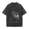 Berserk Guts Cool Anime Printed Tee Men Women Washed Cotton T-shirts Manga Vintage T Shirt Harajuku Male Short Sleeve Tshirt