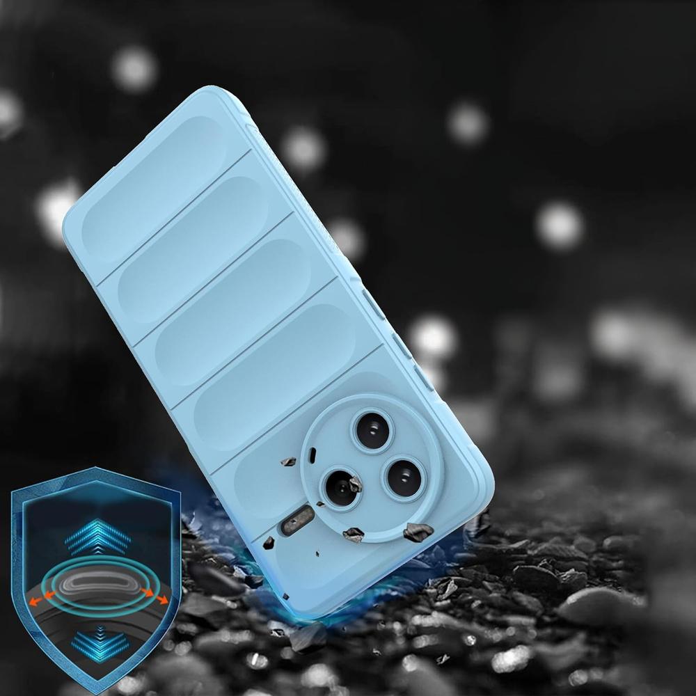 Xiaomi Poco F7 Pro Gaming Shockproof Case, Blue