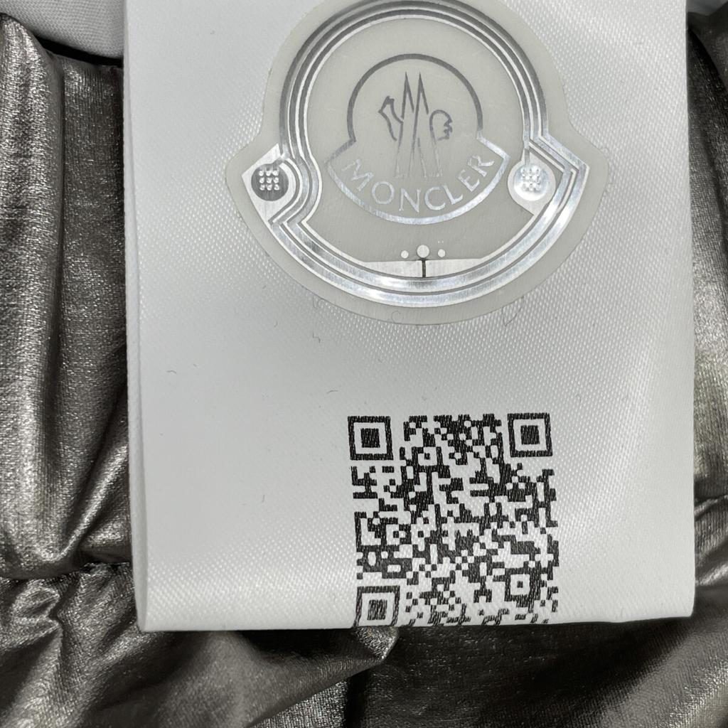 MONCLER 2020 Metallic Silver GONNA Flare Skirt skirt 40 SilverUsed