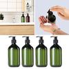4pcs Shampoo Soap Dispenser Bottle Refillable Lotion Shampoo Conditioner Body Wash Soap Bottle Bathroom Shower Case