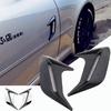 2 шт. 3D наклейка на боковое вентиляционное отверстие автомобиля, наклейка на воздухозаборник крыла, боковые наклейки в виде жабр акулы, наклейка на боковое вентиляционное отверстие крыла автомобиля, декор