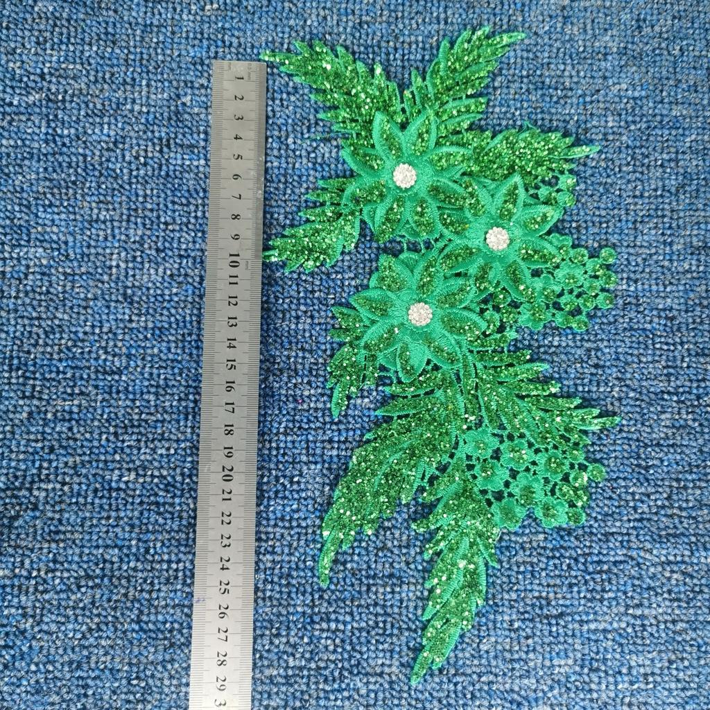 Color Polyester Light Water Soluble Lace Phoenix Gold Powder Sequins Decal Diy Clothing Accessories