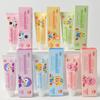 Pororo Kids Toothpaste - Cavity Protection Low Fluoride Oral Care with 4 Fruit Flavors, Improving Gum Health