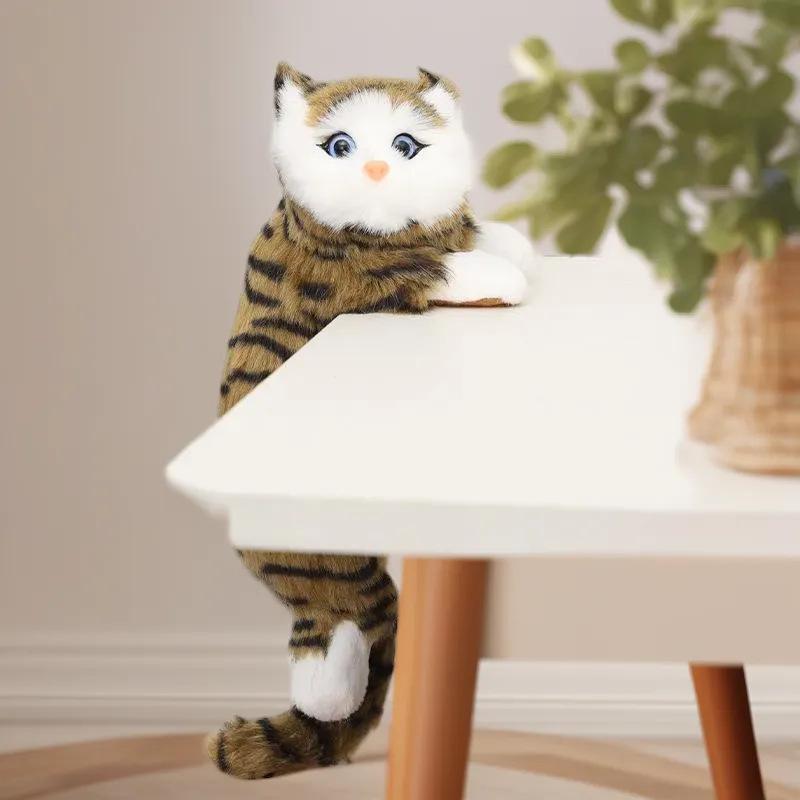 Реалистичное подвесное украшение в виде кошки для украшения дома