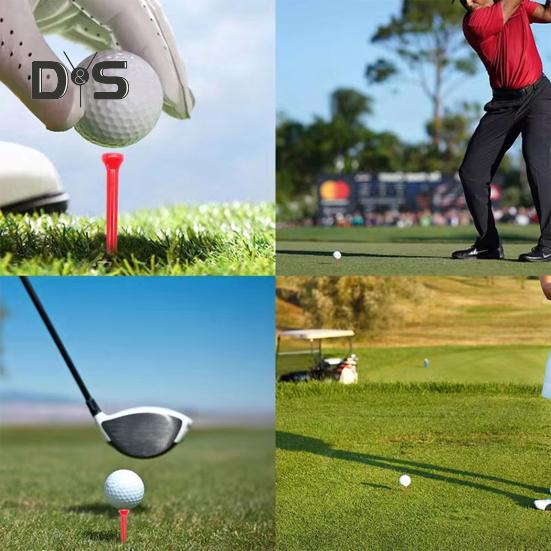 100 шт. деревянных ти для гольфа, уменьшающих трение и боковое вращение, аксессуар для гольфа для улучшения дальности и точности