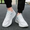 Белый Полый Дышащий Сетчатый Верх Мужские Повседневные Кроссовки Низкая Цена Уличные Атлетические Простые Легкие Удобные Мужские Спортивные Туфли