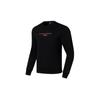 Li Ning Letter Casual Sports Round Neck Long Sleeve Sweatshirt Men Sweatshirt Black AWDSF87-4