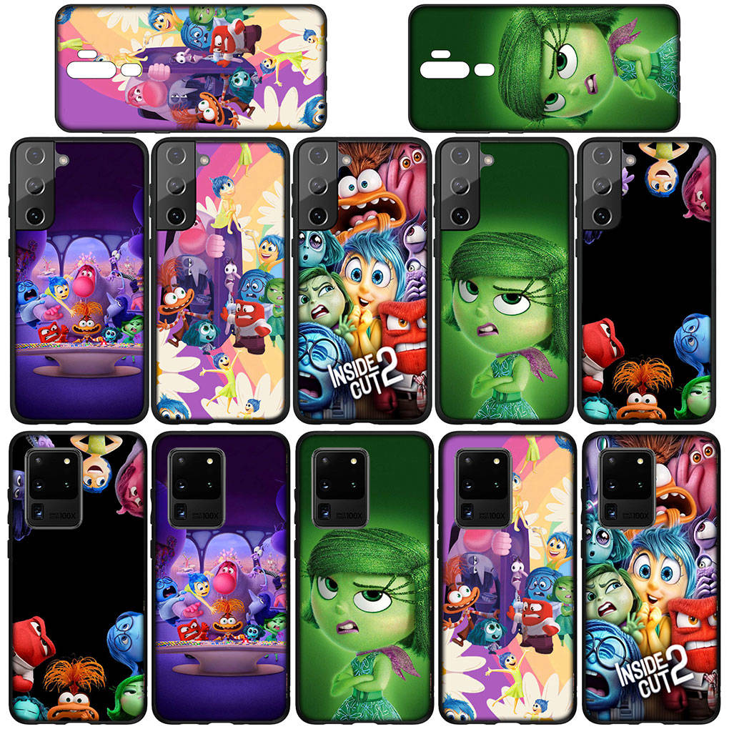 Чехол для телефона Samsung Galaxy S24 S23 iPhone 16 15 14 Xiaomi Redmi Note 13 12 11 8 Plus 10 9 Pro Max X XR A16 OPPO Huawei Lovely Inside Cute Out Cover
