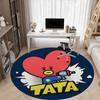 1pc Tata Character, BT21Chair Carpet for Office, Non-slip, Soft and Durable Office Rug for Interior Decoration, Perfect for Office yy250925217