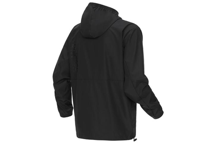 New Balance Куртки Мужские Черные С Капюшоном Умеренные Прочие AMJ03044-BK