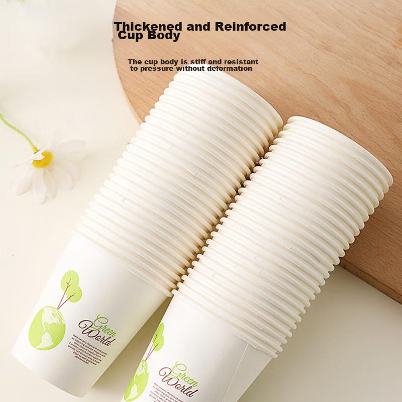 AOmeiyou Disposable Paper Cups, Office Coffee Cups, Thick Paper Cups for Business And Home Use, Family Pack, Whole Box, 230ml*1000 Pieces