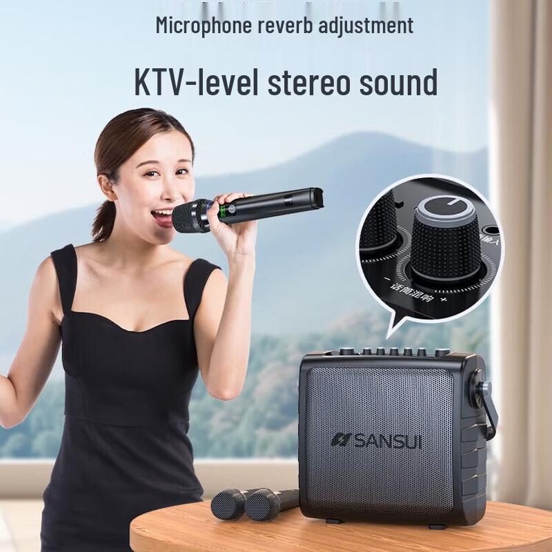 SANSUI G1 Outdoor Karaoke Bluetooth Speaker (CN version)