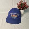 Popular embroidered letter flat-brimmed hat men's and women's show wisdom soft top thin sunshade retro baseball cap versatile