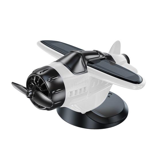 Солнечный автомобильный освежитель воздуха, украшение для приборной панели автомобиля, вращающийся самолет на солнечной батарее, аксессуары для приборной панели автомобиля