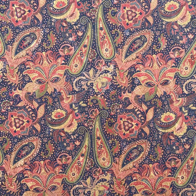 100x135cm Thick Natural Cork Printing Leather Fabric Luggage Handbag Wood Grain Decorative PU Fabric DIY Shoes Accessories