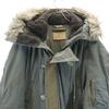 US AIR FORCE N-3B Vintage Military Jacket Khaki Fur Hood Men's Used