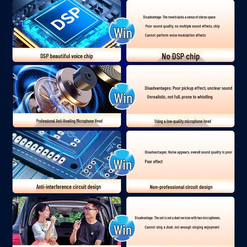 Bluetooth Автомобильное FM-радио Беспроводной KTV Микрофон