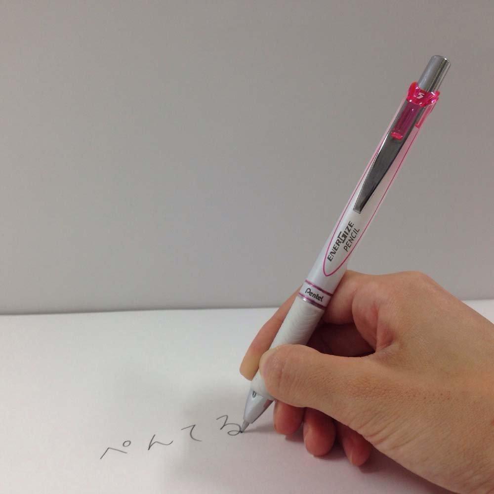 PENTEL Механический карандаш EnerGel Pearl 5 ручек XPL75-PW 0,5 мм Розовый,