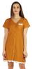 Inkmeso Solid Button Down Nightgown Sleepwear For Women  S V- Neck Nightshirt