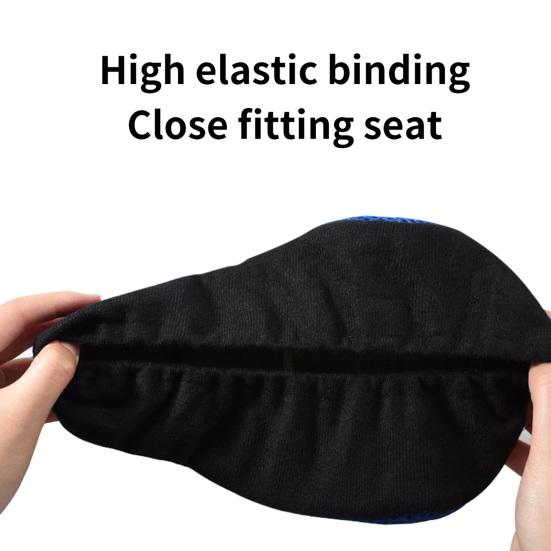 Утолщенный чехол на сиденье велосипеда, дышащий сотовый дизайн, высокопрочный чехол для велосипедной подушки для MTB