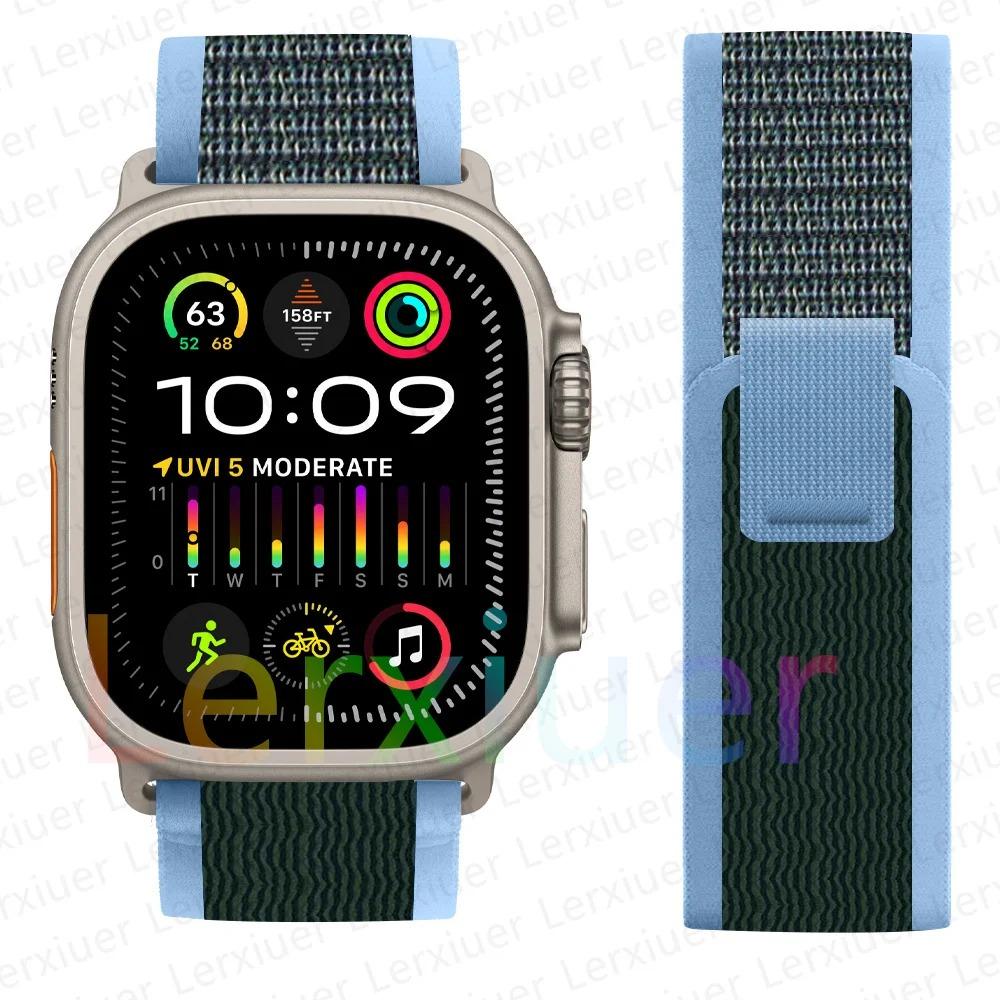 Ремешки для Apple Watch ultra2 ремешок 49мм 46мм 42мм 44мм 40мм 45мм 41мм Trail loop браслет correa iwatch series se 3 7 8 9 10 11
