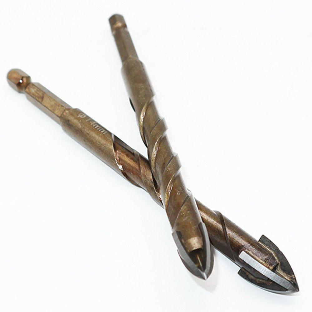 Concrete Spiral Screw Drill Bit Set Metric Composite Tap Cross Hex Tile Cutting Drilling Polishing