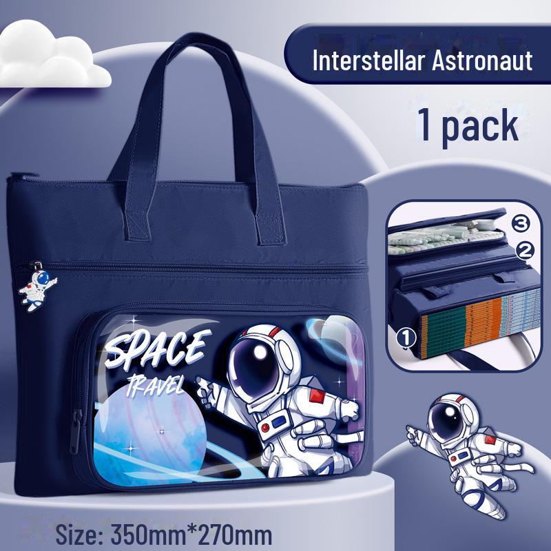 Портативная сумка для обучения с рисунками формата А4 для учащихся начальной школы - сумка для школьных и домашних заданий