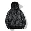 Single Road Mens Oversized Hoodies Men Chinese Style Bohemian Streetwear Sweatshirt Male 100% Cotton Hip Hop Black Hoodie Men