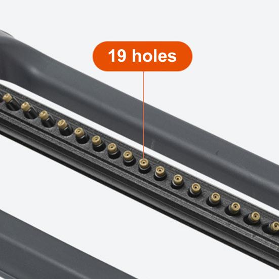 Осциллирующий дождеватель с 19-луночной насадкой, газонный дождеватель с широким охватом, поливной дождеватель для полива газонов на патио и дворе