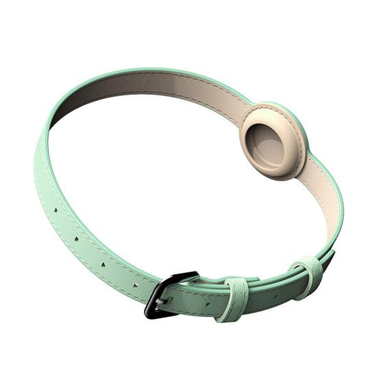 Ошейник для кошек из искусственной кожи с GPS-навигацией, однотонный ошейник для домашних животных, регулируемая длина, простая установка, водонепроницаемый ошейник для домашних животных