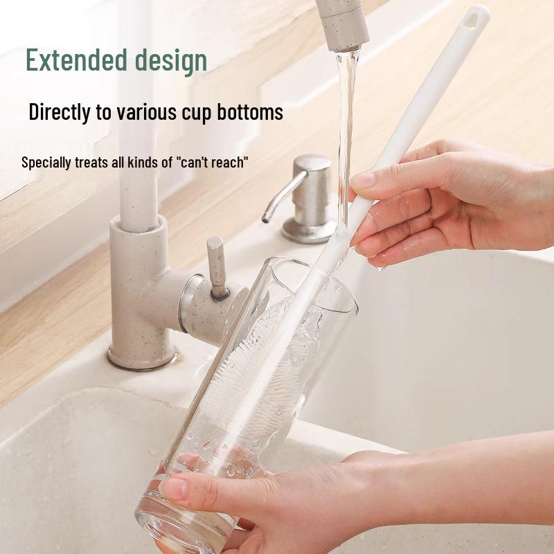 Набор силиконовых щеток для чистки детских бутылочек и сосок с ершиком для соломинок