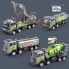 Inertia Alloy Construction Vehicles Set For Boys With Movable Parts And Visual Development