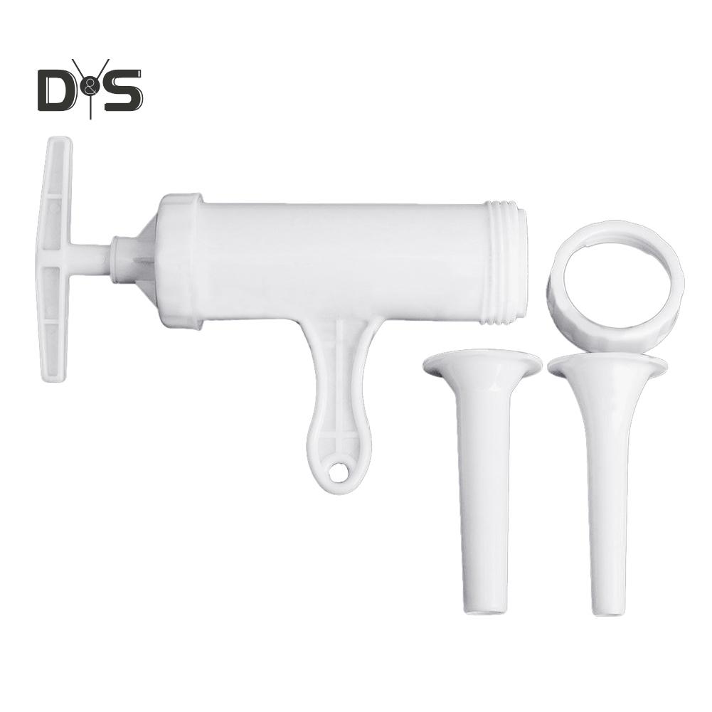 Decorations Home Kitchen Manual Meat Sausage Filler Stuffer Funnel Salami Maker Machine