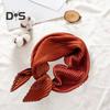 Women Pleated Scarf Solid Color Lightweight Breathable Scarf Soft Comfortable All-Season Shawl Scarf Everyday Wear
