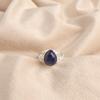 Natural Sodalite Gemstone 925 Sterling Silver Jewelry Engagement Ring For Women RR-46-28