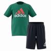 Футболка с коротким рукавом - Adidas - Lk bl co t set - Зеленый - Стандартный - Унисекс