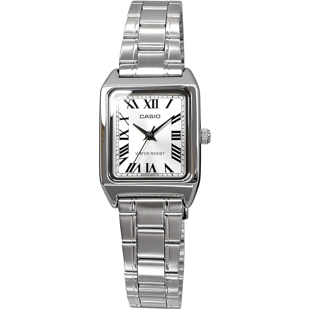 Casio Casio Standard Cheap Casio Women's Quartz Watch Metal Brass Stainless Steel Silver LTP-V007D-7B