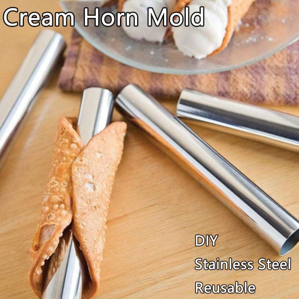 Форма для выпечки рожков из крема своими руками, многоразовая форма для выпечки тортов, модная форма для круассанов