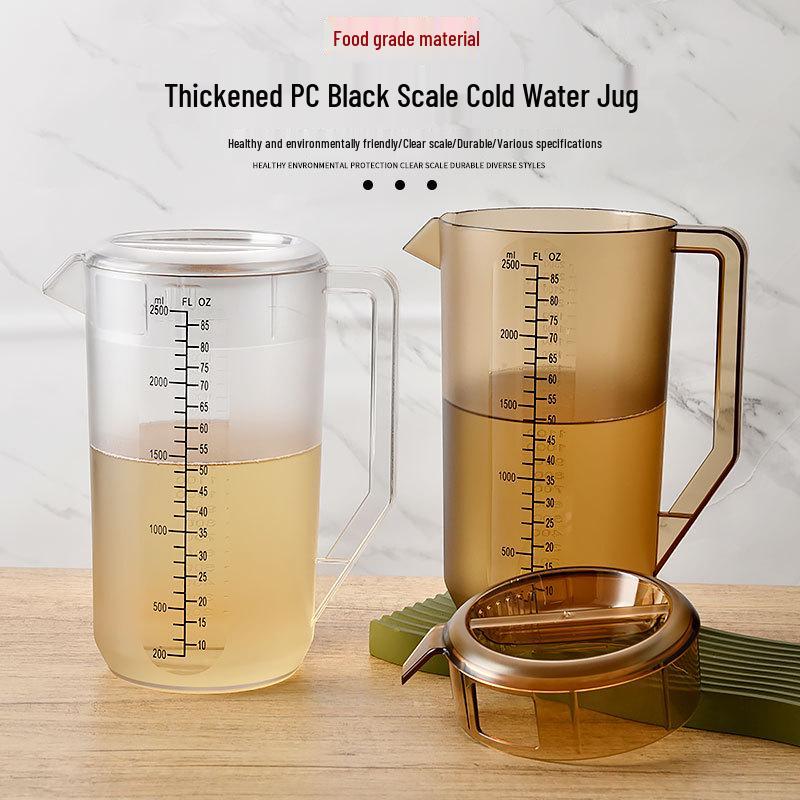 Пластиковый кувшин для холодной воды большой емкости, устойчивый к высоким температурам, для молочного чая, соков и кейтеринга