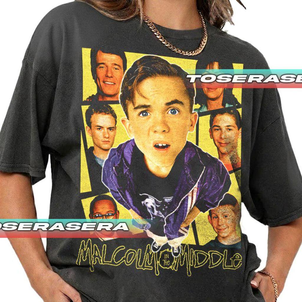Malcolm in the Middle Retro Sitcom T-Shirt, 90s Nostalgia Comedy Apparel