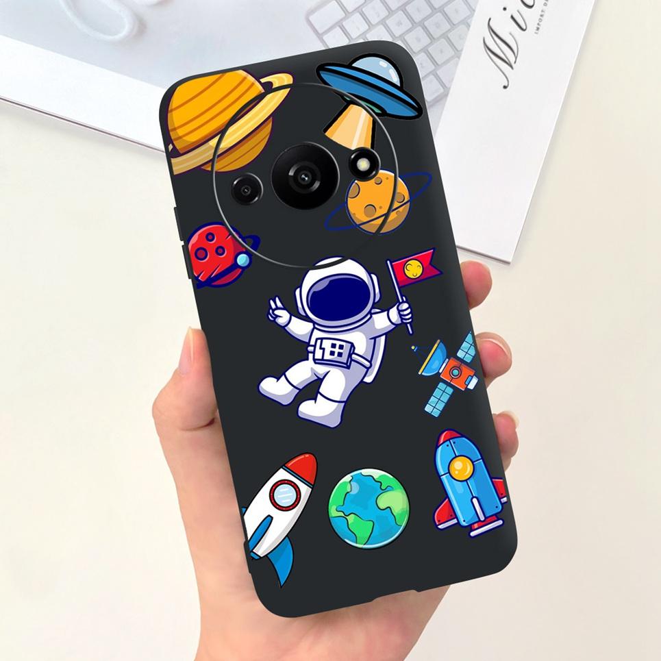 Задняя крышка для Xiaomi Redmi A3 4G Мультяшные животные Мультяшная раскраска Funda Etui для Xiomi RedmiA3 A 3 Мягкий ТПУ Силиконовый чехол