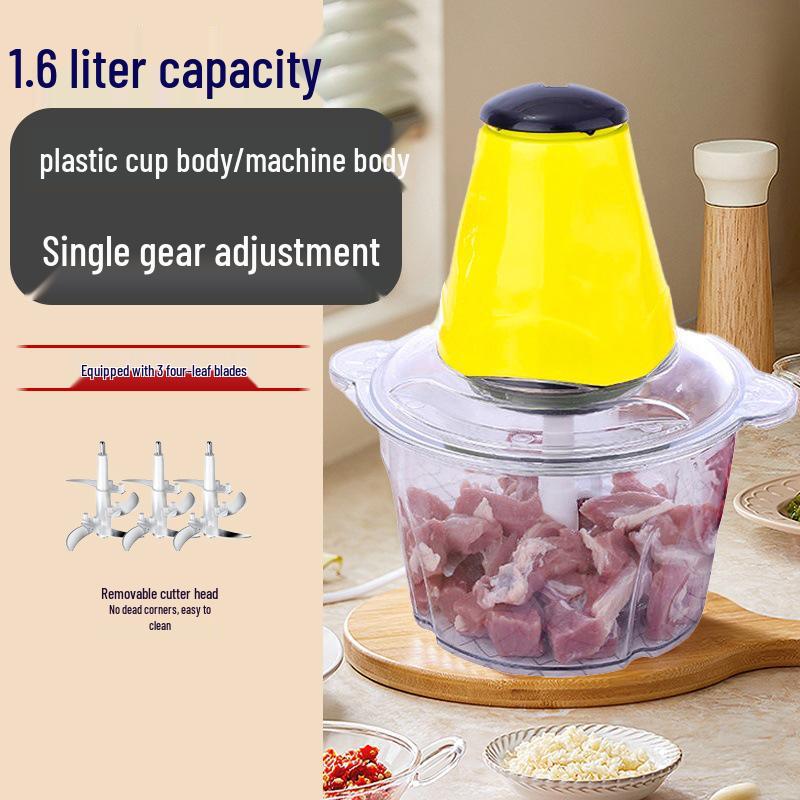 Stainless Steel Meat Grinder & Mixer for Dumplings, Large Capacity Automatic Cooking Machine